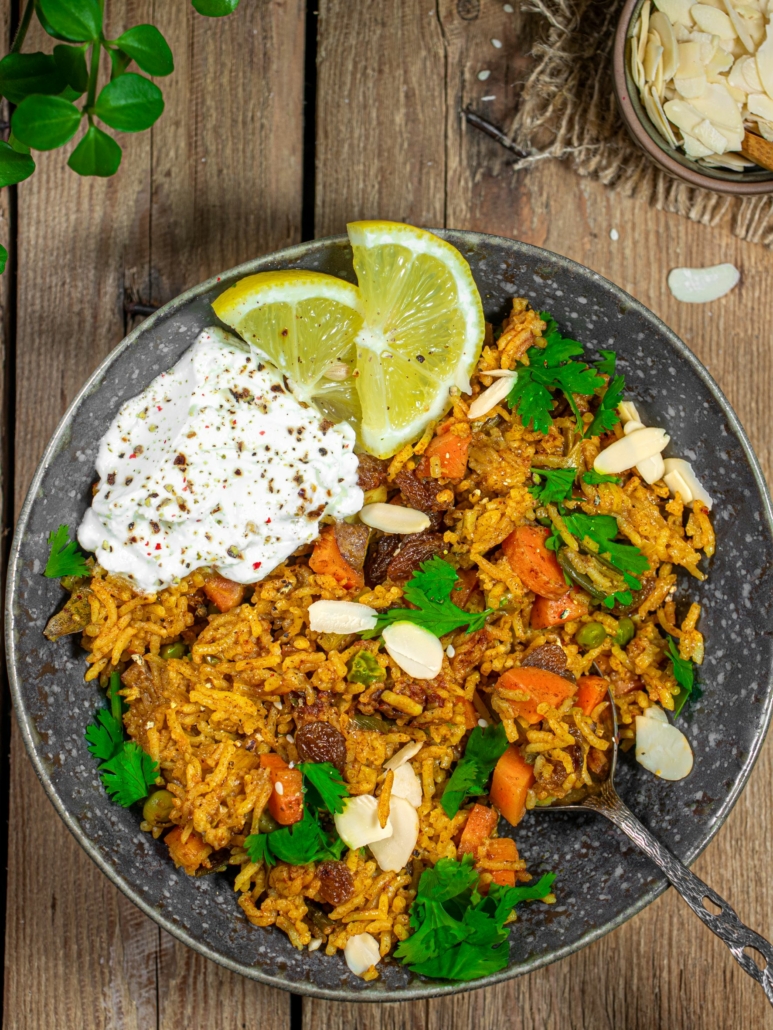 Gemüse Biryani - Kitchenfae
