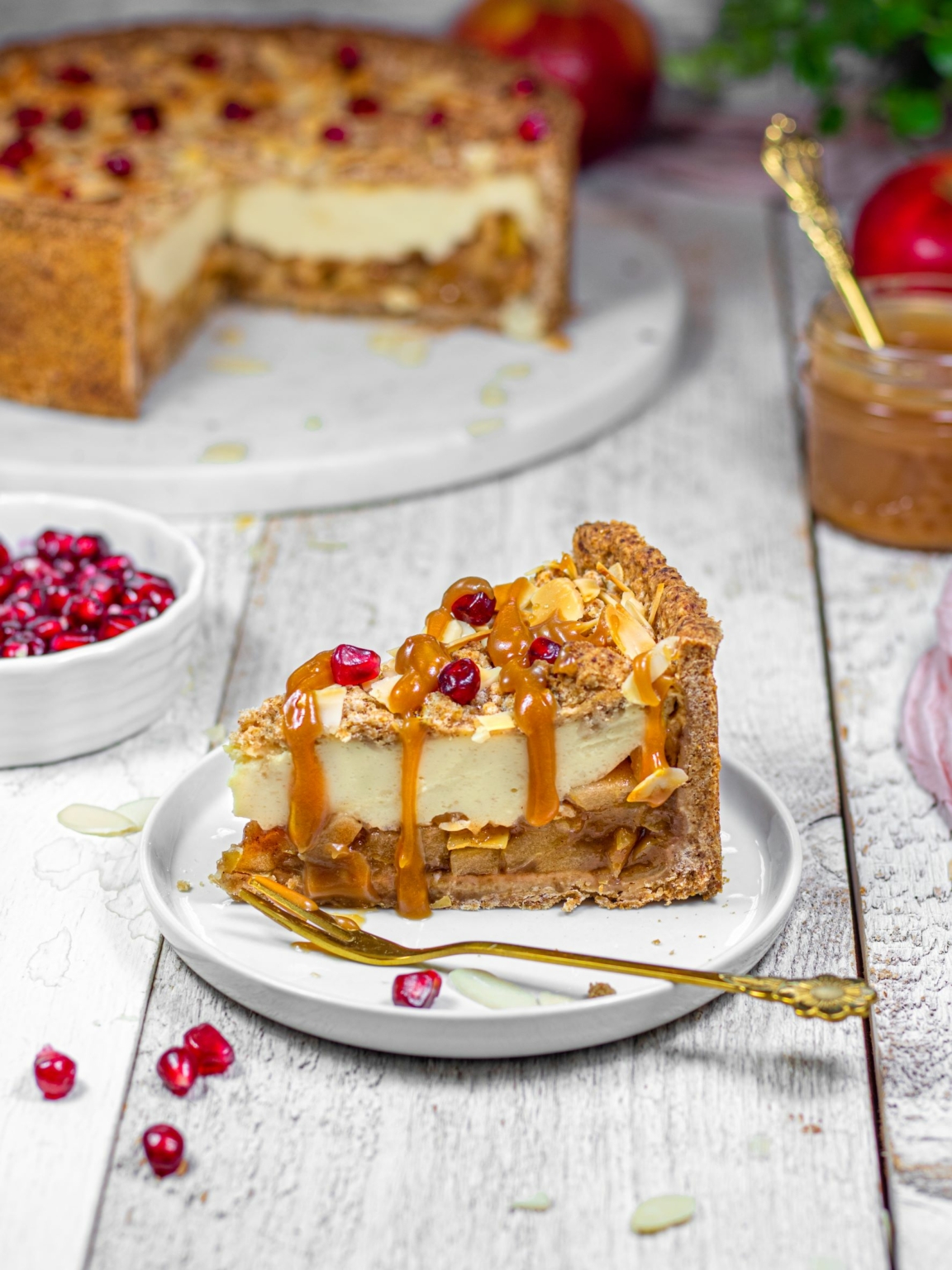 Bratapfel-Cheesecake