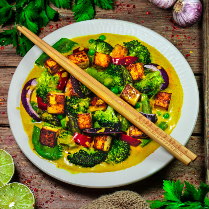 Rotes Thai-Curry (vegan/glutenfrei/paleo) - Kitchenfae