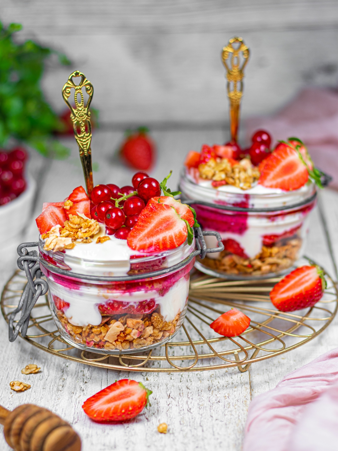 Joghurt Parfaits - Kitchenfae